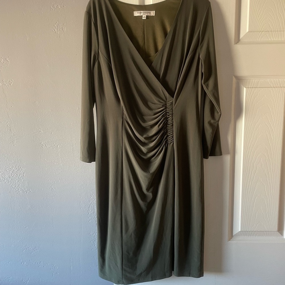 Long sleeve knee length dress
